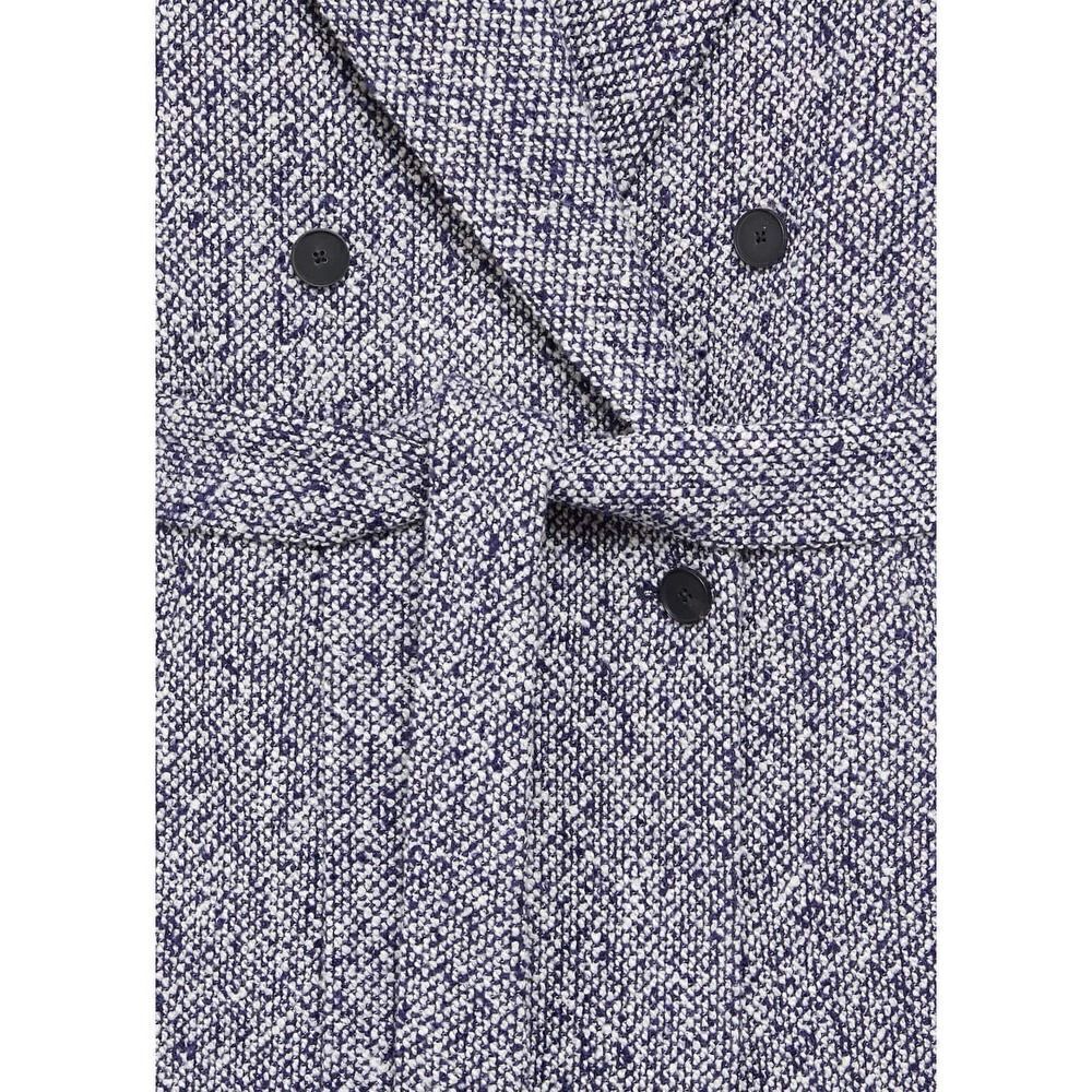 Mango Wrap Belted Coat Textured New - Picture 5 of 8